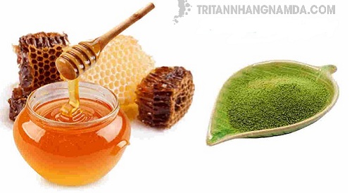 Cách đắp mặt nạ bột lá trà xanh và mật ong