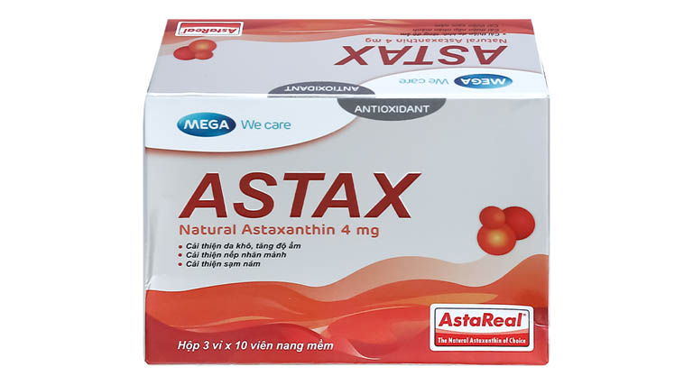 Astax Natural Astaxanthin có tác dụng ngăn ngừa nám tàn nhang, nếp nhăn